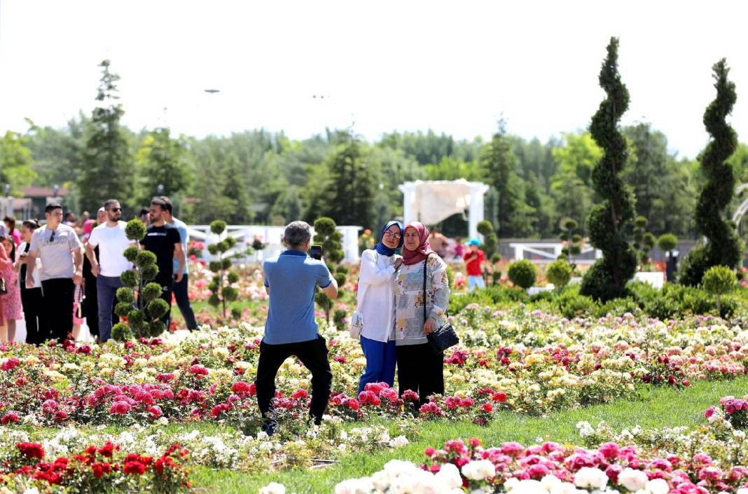 Konya’nın eşsiz bahçesi ziyaretçi akınına uğruyor 3